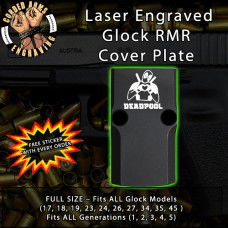 Deadpool Do you Love Me Engraved RMR Cover Plate 
