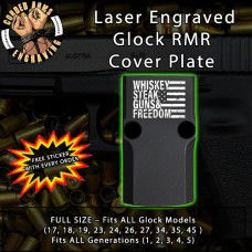 W.S.G.&F. Engraved RMR Cover Plate 