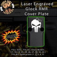 Punisher Girl Engraved RMR Cover Plate 