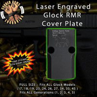 Sparkle Farts Engraved RMR Cover Plate 