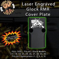 Keep n Bear Arms Engraved RMR Cover Plate 
