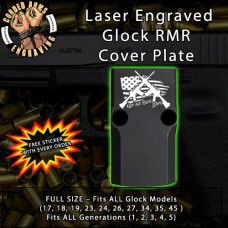 Keep n Bear Arms Engraved RMR Cover Plate 
