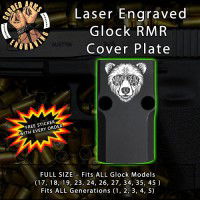 Mama Bear Engraved RMR Cover Plate 