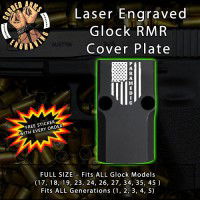 Paramedic Flag Engraved RMR Cover Plate 