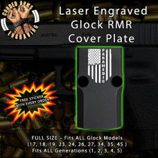 Paramedic Flag Engraved RMR Cover Plate 