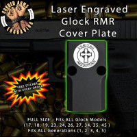 Veritas Aquitas Engraved RMR Cover Plate 