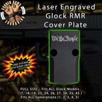 We The People Engraved RMR Cover Plate 