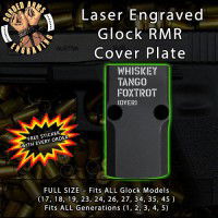 WTF Engraved RMR Cover Plate 