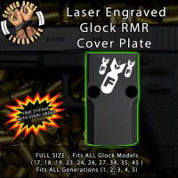 Incoming F-Bombs Engraved RMR Cover Plate 