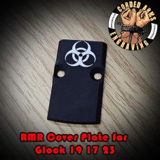 Biohazard Engraved RMR Cover Plate 