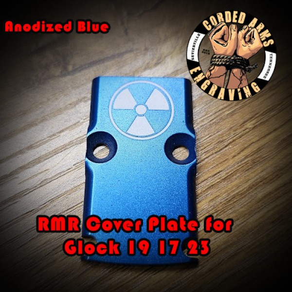 Fallout RMR Cover Plate in Anodized Blue
