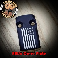 American Flag Laser Engraved RMSc Cover Plate for Glock 43, 43x, 48