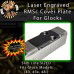 Continenal Laser Engraved RMSc Cover Plate for Glock 43, 43x, 48