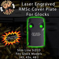 Genesis 26:24 Laser Engraved RMSc Cover Plate for Glock 43, 43x, 48