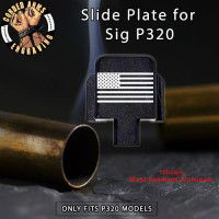 American Flag Laser Engrave Slide Plate for Sig p320