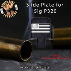 American Flag Laser Engrave Slide Plate for Sig p320