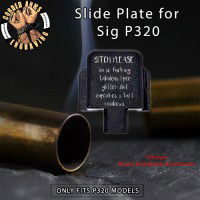 Bitch, Please Engraved Slide Plate for Sig p320