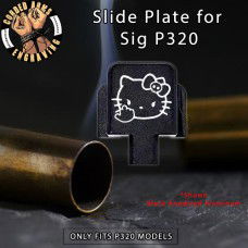 FU Hello Kitty Engraved Slide Plate for Sig p320