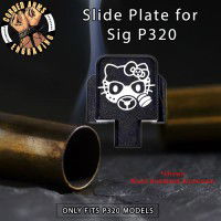 Gas Masked Hello Kitty Engraved Slide Plate for Sig p320