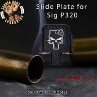 Punisher Hello Kitty Engraved Slide Plate for Sig p320
