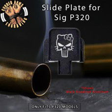 Punisher Hello Kitty Engraved Slide Plate for Sig p320