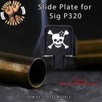 Lady Crossbones Engraved Slide Plate for Sig p320