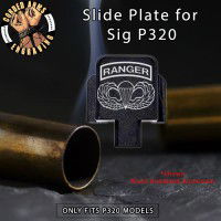Airborne Ranger Jump Wings Engrave Slide Plate for Sig p320