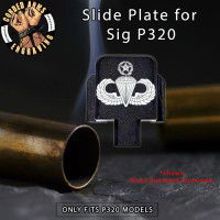 Master Parachutist Badge Engrave Slide Plate for Sig p320