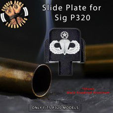 Master Parachutist Badge Engrave Slide Plate for Sig p320