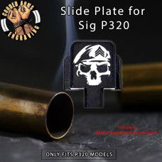 Sgt. Skull Engrave Slide Plate for Sig p320