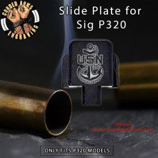 US Navy Anchor Engrave Slide Plate for Sig p320