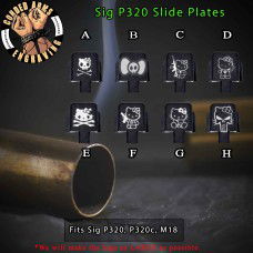 Hello Kitty Series Engraved Slide Plate for Sig p320