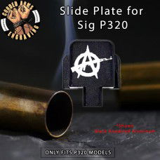 AK Anarchy Engraved Slide Plate for Sig p320