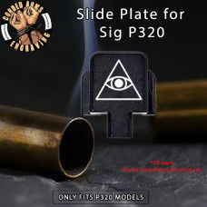 All Seeing Eye Engraved Slide Plate for Sig p320
