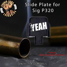 F-Yeah! Engraved Slide Plate for Sig p320