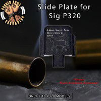 Sparkle Farts Engraved Slide Plate for Sig p320