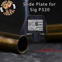 W.S.G.&F. Engraved Slide Plate for Sig p320