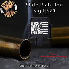 W.S.G.&F. Engraved Slide Plate for Sig p320