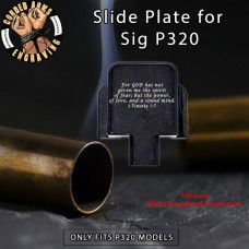 2 Timothy 1:7 Engraved Slide Plate for Sig p320