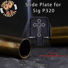 Orthodox Cross Engraved Slide Plate for Sig p320