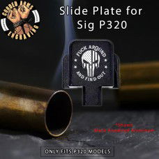 FAFO Engraved Slide Plate for Sig p320