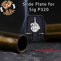 FU Skeleton Hand Engraved Slide Plate for Sig p320