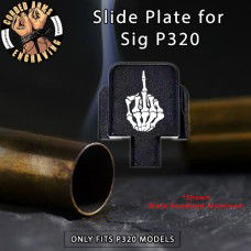 FU Skeleton Hand Engraved Slide Plate for Sig p320