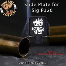 Zombie Hello Kitty Engraved Slide Plate for Sig p320