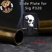 Sideview Skull Engraved Slide Plate for Sig p320