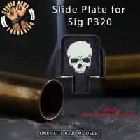 Skull 3 Engraved Slide Plate for Sig p320
