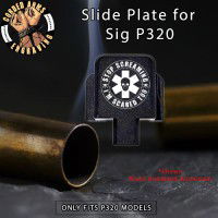 Stop Screaming Engraved Slide Plate for Sig p320