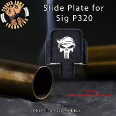 Trumpunisher Engraved Slide Plate for Sig p320