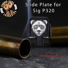 Mama Bear Engraved Slide Plate for Sig p320