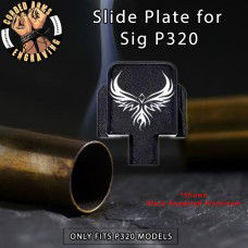 Phoenix Engraved Slide Plate for Sig p320